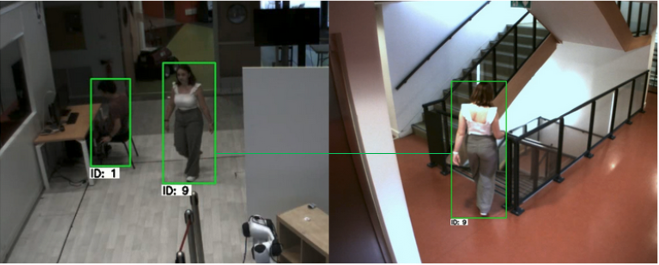 Un même individu dans deux caméras disjointes