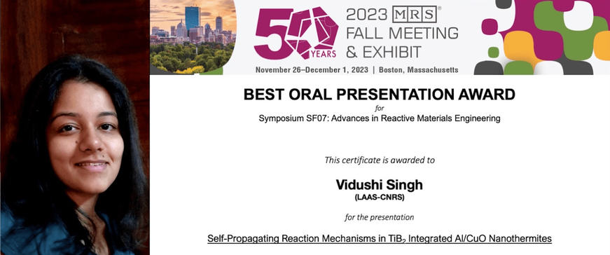 MRSAward_Vidushi Singh_LAAS CNRS